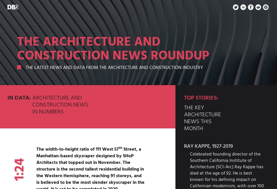 The Architecture and Construction News Roundup - Design & Build Review ...