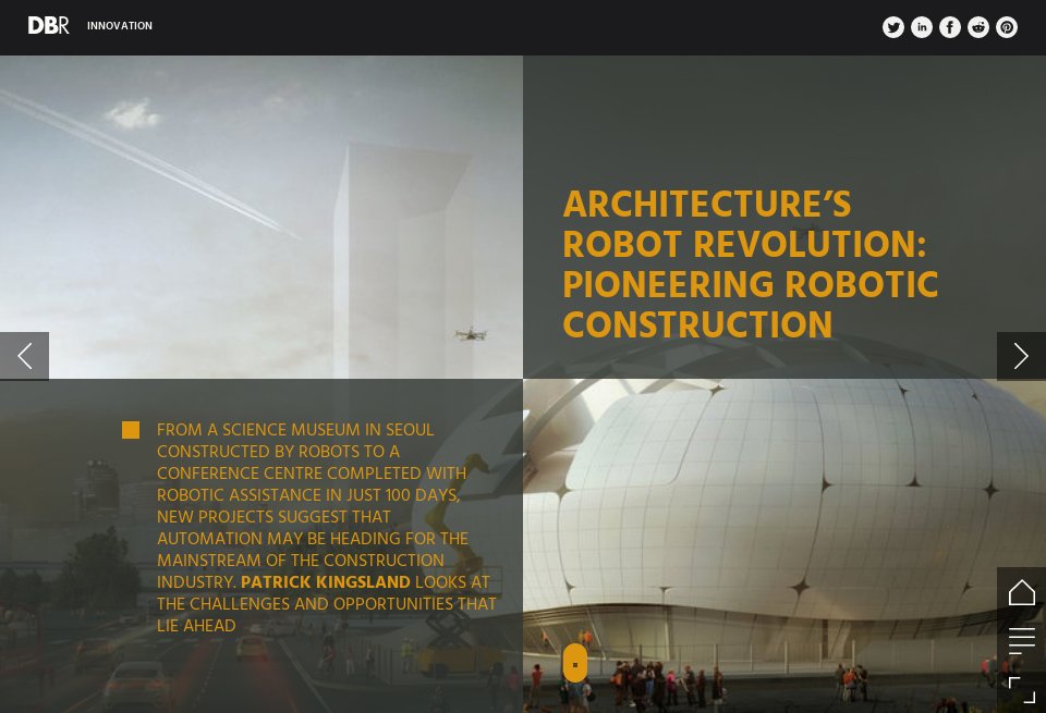 hvis du kan bar øjeblikkelig Architecture's Robot Revolution: Pioneering Robotic Construction - Design &  Build Review | Yearbook 2019